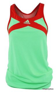 Adidas Womens X22190 Adizero Tank S/L Tennis Top Running Workout $50 