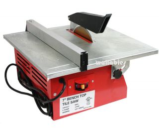   Wet Tile Saw w/ Tray Tile Cutter Bench Top Tile Saw UL Motor w/ Blade