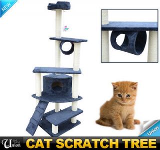   Pet Condo House Cat Tree Furniture Scratcher Toy Tunnel Bedroom Tier