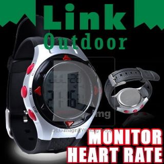 Waterproof Pulse Heart Rate Monitor Stop Watch Calorie Counter Fitness 