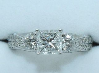   Gold ~ 2 CARAT ~ Princess Cut *DIAMOND* Engagement Ring ~ Was $10,000