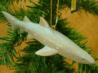 New Swimming Sand Tiger Shark Fish Christmas Tree Ornament December 