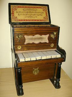 Antique French Toy Piano For Your Doll / Mignonette