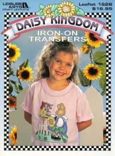 Daisy Kingdom Iron on Transfers by Leisure Arts Staff 1996, Paperback 
