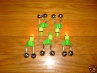 FISHING ROD TWIN BELL WITH TIP LIGHT 10 PCS FREE USA SHIPPING