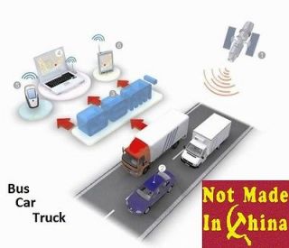 Satellite REAL TIME GPS VEHICLE CAR BUS TRUCK TRACKER TRACKING GPS GSM