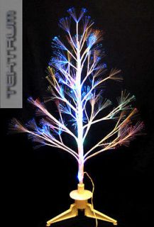 TEKTRUM 32 WHITE FIBER OPTIC LIGHT/LED TWIG TREE  XMAS