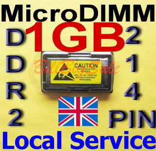  MicroDIMM 214PIN DDR2 533 1G 1024MB HTC SHIFT X9500 ASUS M5000 memory
