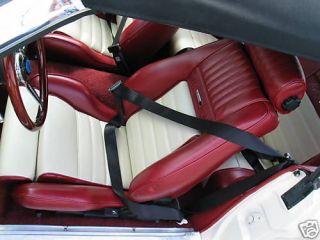 65 66 68 MUSTANG SEAT BELTS 3 POINT SHOULDER ,ANY COLOR