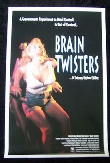 BRAIN TWISTERS Sci/Fi Horror Torture Mind Control 1991 ORIGINAL OS 