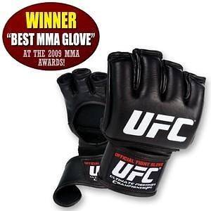 UFC OFFICIAL BRAND NEW BLACK MMA FIGHT GLOVES