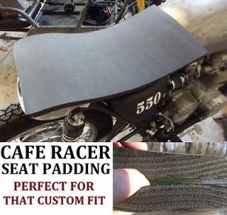 Cafe Racer motorcycle seat pad foam cusion Honda cb750 cb550 cb500 