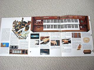 Yamaha E 10AR Electone keyboard brochure
