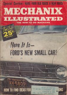   Illustrated 10/59, Falcon, Vespa 400, Electric Cars, Zig Zag Missle