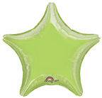 BALLOON party LIME GREEN MYLAR STAR barney OUTER SPACE