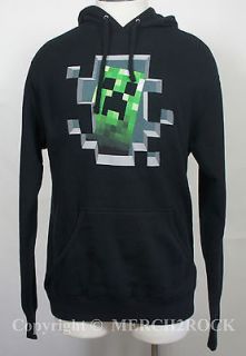 Authentic MINECRAFT Creeper Inside Pullup Hoodie S M L XL 2 XL 
