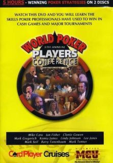WORLD POKER 5TH ANNUAL PLAYERS CONFERENCE [2 DISCS] [DVD NEW]