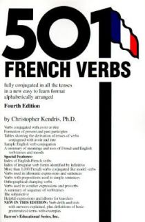 501 French Verbs by Christopher Kendris 1996, Paperback