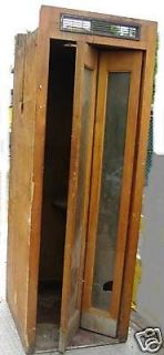 VINTAGE WOODEN WOOD TELEPHONE BOOTH OTHERS
