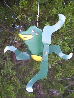 Frog Mini Whirligigs Whirly Gig Whirligig Windmill Yard Art Hand made