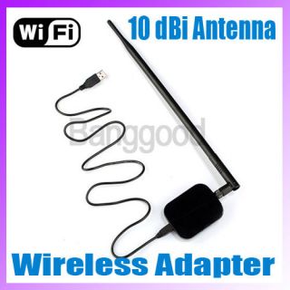   150Mbps Wireless LAN Card USB WiFi N Adapter 10dBi Booster Antenna