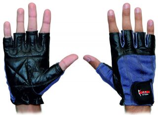 BOOM Pro Gym Gloves Pure Leather,Weight Lifting,Cyclin​g,Fitness and 
