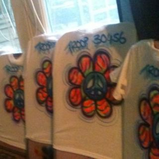 Airbrushed Brownies Girl Scouts Girl Guides Cubs Daisys T SHIRT ALL 