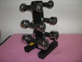 Weider Weight Set 3/5/10 Lbs Dumbbells with Rack