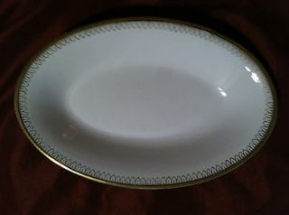 Alfred Meakin 8 Relish Dish Bowl White Gold Design Beautiful England