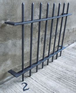 Antique,Metal, Wrought Iron Window Guard, Jail Bars 35 wide, 26 