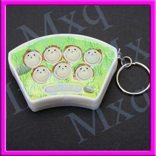 Mini Whac A Mole Whack Hamster Key Ring Game Toy Gift