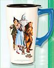 The Wizard of OZ TRAVEL COFFEE MUG Tea Dorothy Tin Man Scarecrow Lion
