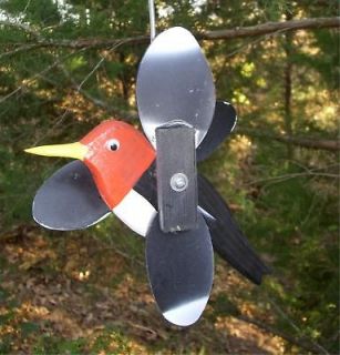 Woodpecker Mini Whirligigs, Whirly Gig, Whirligig, Hand Crafted, Yard 