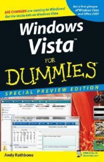 Windows Vista by Andy Rathbone 2006, Paperback