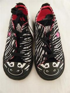 CONVERSE ZEBRA Shoes All Star Toddler Girl Shoes Sneakers size 6 *NEW*