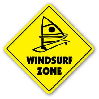 WINDSURF ZONE Sign new signs surf board windsurfing sail windsurfer 