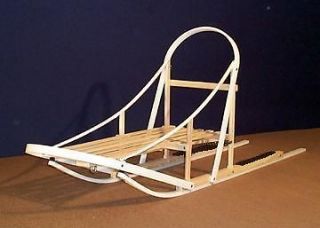 wooden sled