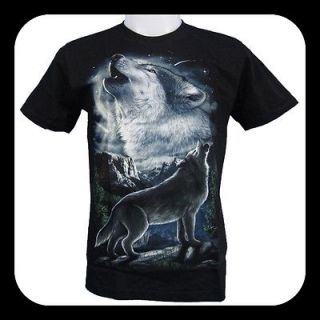 White Wolf Wolves Full Moon Tattoo Rock Eagle T Shirt B7 New Size M L 
