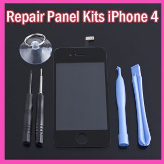   Digitizer Glass Panel for iPhone4+Repair Tools Kits Set Replacement