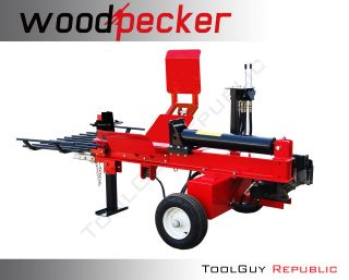 NEW* WOODPECKER 24 ton Log Splitter w Log Lift + 4Way Wedge