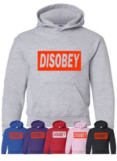 Disobey ~ Obey/OFWGKTA/V For Vendetta/YMCMB​~Adult Hoodie Size S XXL