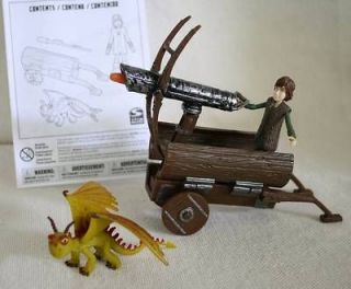   to Train Your Dragon Hiccups Dragon Striker Crossbow Catapult Figure