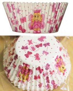Princess Fairy Muffin Cups/Cup Cake Patty Pans  50 pack