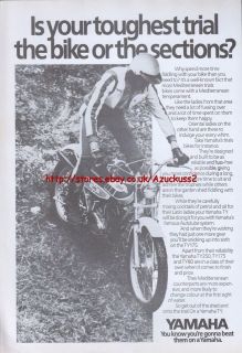 Yamaha Is Your Toughest Trial The Bike Motorcycle 1980 Magazine 