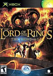 Xbox The Lord of the Rings The Third Age video game original box disc 