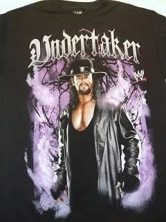 Authentic UNDERTAKER Funeral WWE Wrestling T shirt