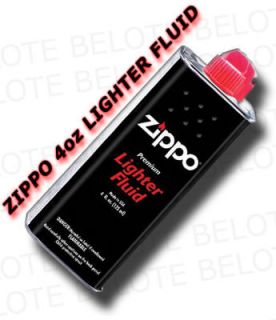 Genuine Zippo 4 oz.118ml Lighter Fluid Fuel FREE SHIP