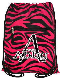zebra backpack personalized