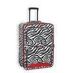 zebra suitcase in Luggage