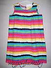 HANNA ANDERSSON Playing Favorites Dress Multi Stripe 100 4T NWT